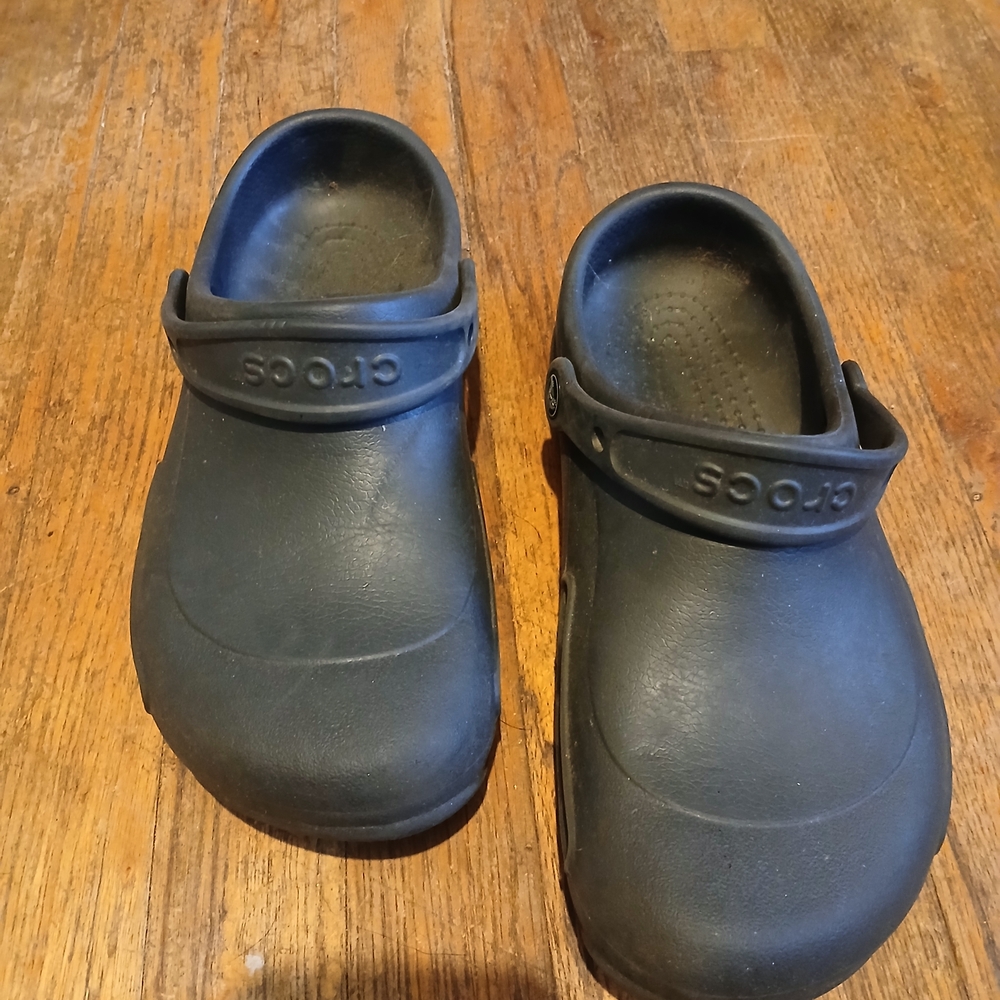 CROCS Black Slip-On Loafers